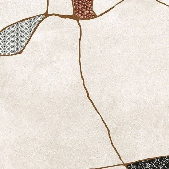 Керамогранит Fioranese Kintsugi KHJ601R Japan-Hibi Moonlight Naturale 60.4x60.4