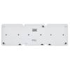 Розетка 3-местная с заземлением IEK Гермес Plus ERMP32-K01-16-54-EC белый фото 4