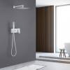 Душевая система Abber Daheim AF8218W скрытого монтажа без излива, белая матовая фото 2