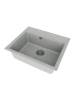 Мойка кухонная Watersense Amelia Maxi W01734 серая матовая, 60х51 фото 3