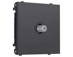 Комплект механизма TV розетки SAT Ambrella Volt Sigma MS913050 графит мягкое касание