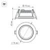 Встраиваемый светильник Arlight Lt R96 14928 фото 8