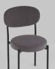 Набор из 4 стульев Stool Group Бриф SN AV 477-C89-9005-K X4 темно-серый, велюр фото 8