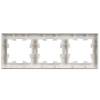 Рамка 3-постовая IEK Brite BR-M32-K91 арктический белый фото 3