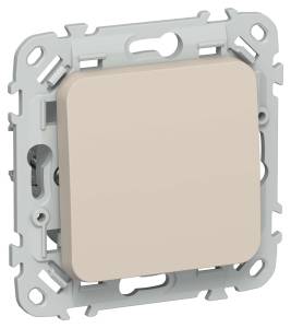 Выключатель 1-клавишный проходной IEK Flite FI-V18-0-10-1-K88 льняной