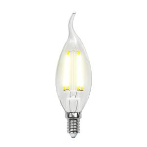Лампа светодиодная филаментная Uniel Sky Candle LED-CW35-6W/NW/E14/CL PLS02WH