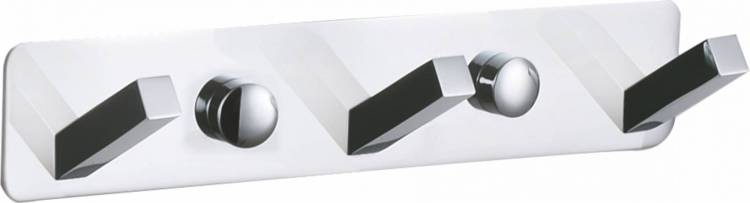 Вешалка Wonzon & Woghand WW-9385-3 с 3 крючками, хром