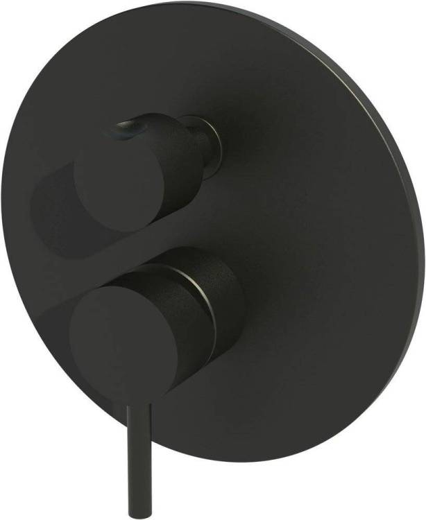 Смеситель для ванны с душем Paffoni Light LIG019NO С ВНУТРЕННЕЙ ЧАСТЬЮ