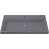 Раковина Uperwood Classic Quartz 291030010 90 см, бетон, серая матовая