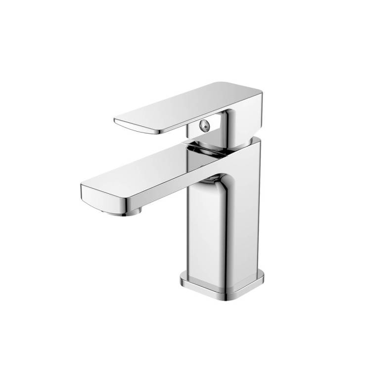 Смеситель для умывальника Decoroom DR20 DR20011 одноручный для умывальника монолитный Хром