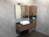 Тумба с раковиной Comforty Штутгарт-90 00-00002868 дуб темно-коричневый фото 21