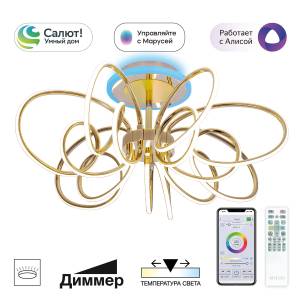 Умная люстра Citilux Salma Smart CL224A172