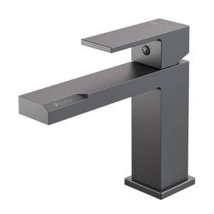 Смеситель для раковины Knotlor Stable KN-20/GM оружейная сталь