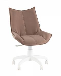 Кресло офисное Stool Group Осло fb-oslo-office-wh-vl-22 Мокка/Белый