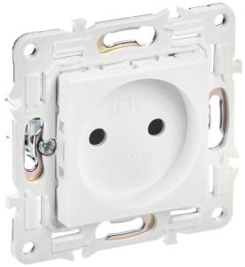 Розетка 1-местная IEK Skandy SK-R10-10-K01 арктический белый