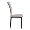 Стул Tetchair Verter (mod. BC577-DC) 21248 металл, флок, Light grey (светло-серый) HLR14/черный фото 2