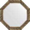 Зеркало Evoform Octagon BY 3665 63x63 см, старое дерево с плетением