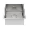 Мойка кухонная Paulmark Next 38 Uni PM213844-BS Брашированная Сталь, 38x44 фото 2