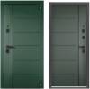 Входная стальная дверь Torex ULTIMATUM PRO PP 3509595 ЛКП Малахит/ПВХ Авокадо 2000x880