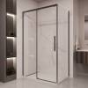 Душевой уголок Vincea Stella VSR-1ST8013CLB профиль черный, стекло прозрачное, 130x80x200