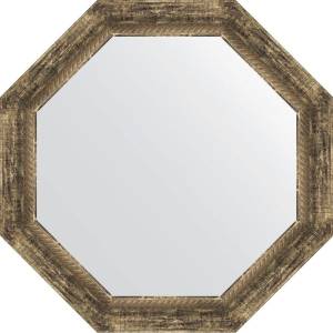 Зеркало Evoform Octagon BY 3665 63x63 см, старое дерево с плетением