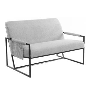 Диван Tetchair Charli lux 25185 shape silver, велюр, букле