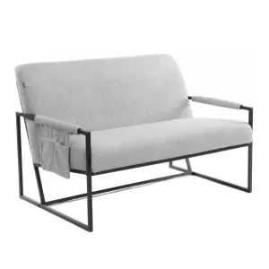 Диван Tetchair Charli lux 25185 shape silver, велюр, букле