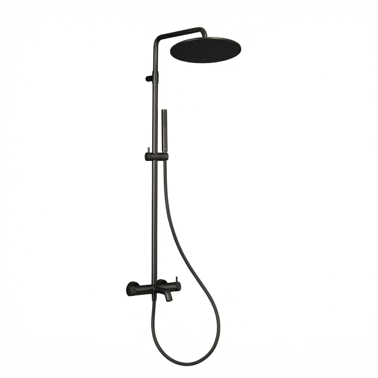 Душевая стойка Splendy Relax P RP208ZKR30C1BM черный матовый
