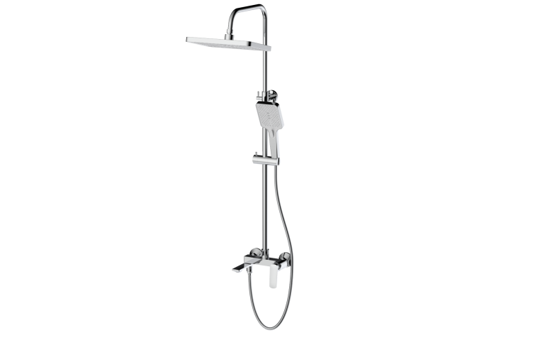 Душевая стойка Avrora Rivon AV6540 со смесителем, хром