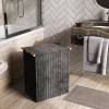 Корзина для белья Wasserkraft Gollach WB-330-L черный фото 2