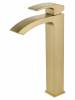 Смеситель для раковины Wonzon & Woghand WW-88239009-BG высокий, брашированное золото