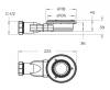 Поддон для душа BelBagno Uno TRAY-MR-UNO-RH-120/90-550-35-W-R-CR с сифоном и декоративной накладкой, белый, 120x90 фото 6