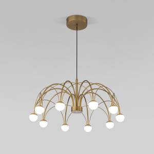 Подвесной светодиодный светильник Eurosvet Ragno 90030/10 LED золото