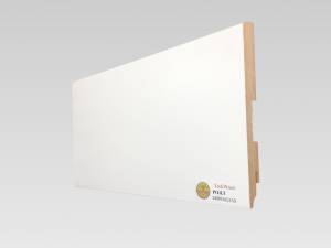 Плинтус МДФ TeckWood Белый Роял 2000x140x16