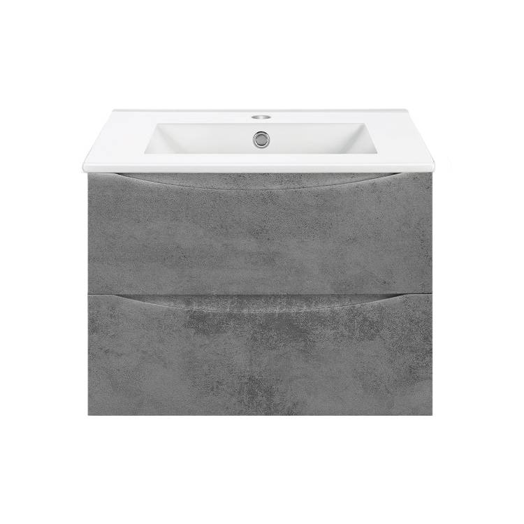 Тумба под раковину Vincea Mia 700 VMC-2MC700BT подвесная, Beton