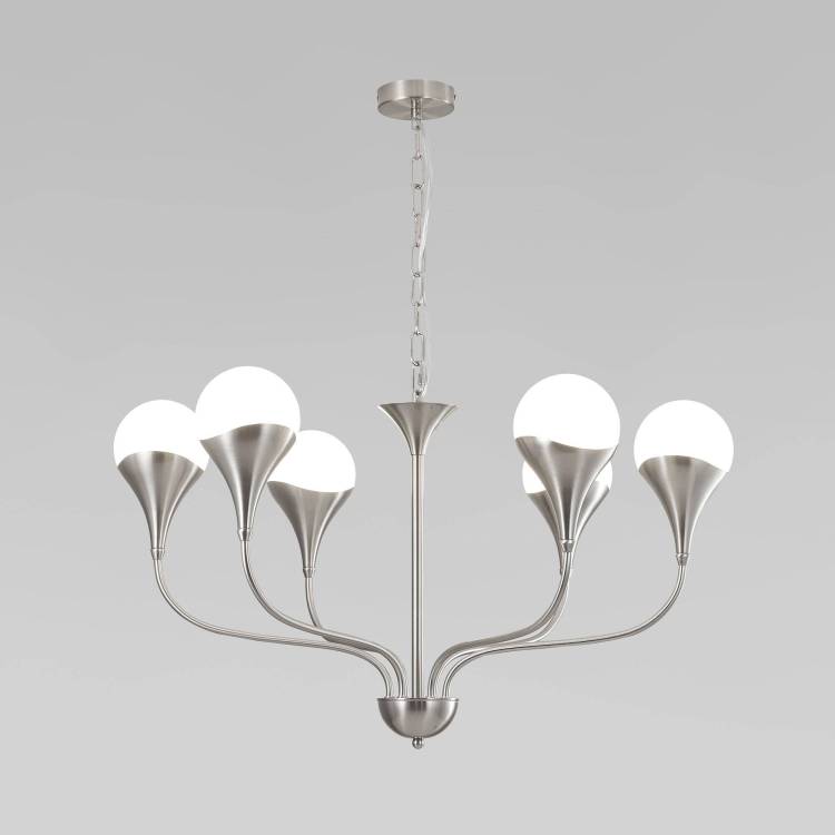 Подвесной светильник Eurosvet Calyx 60169/6 никель Smart