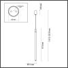 Подвесной светодиодный светильник Odeon Light Hightech Fillini 4335/9LA фото 2