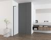 Душевая перегородка Vincea Walk in VSW-7HA800CLB профиль черный, стекло прозрачное, 80x200 фото 2