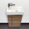 Тумба с раковиной Comforty Матэ-40 00-00015325 дуб темно-коричневый фото 6