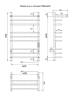 Полотенцесушитель электрический Indigo Brace Lux LCBLE70-40PRt серебристый фото 8
