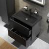 Мебель для ванной Am.Pm Gem BK90GM подвесная 70x60 см, черный матовый фото 3
