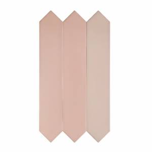 Керамическая плитка Dna Tiles Candy 128399 Crayon Pink 4.3x24.3