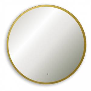Зеркало Abber Mond AG6204SCGL-1.0 с подсветкой, диммер, золото