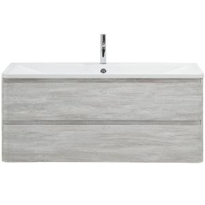 Тумба с раковиной Belbagno Albano ALBANO-1200-2C-SO-RVB 120x45x50 Rovere Vintage Bianco подвесная с двумя выкатными ящиками