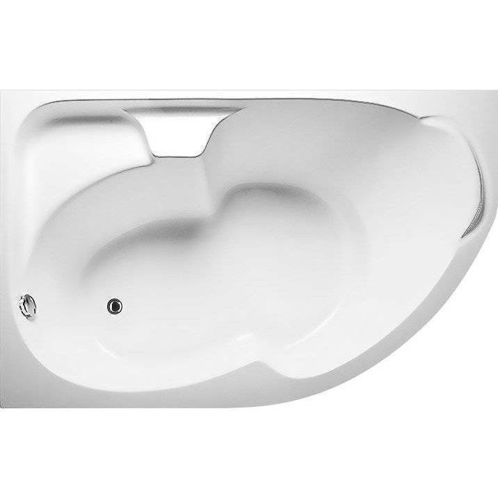 Акриловая ванна 1MarKa Diana 160x100 левая, с каркасом