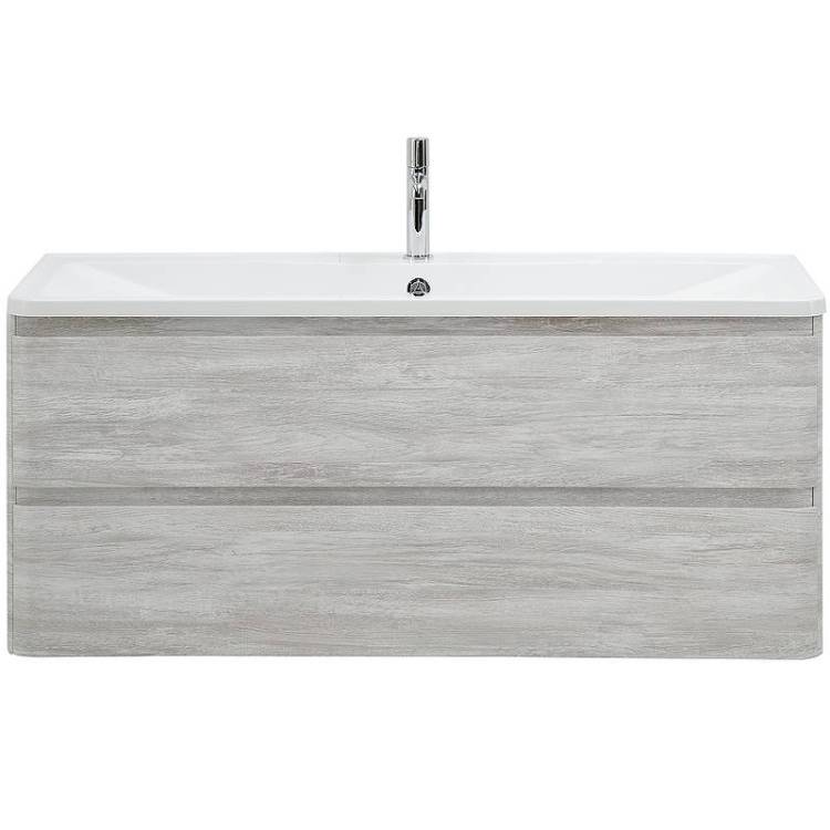 Тумба с раковиной Belbagno Albano ALBANO-1200-2C-SO-RVB 120x45x50 Rovere Vintage Bianco подвесная с двумя выкатными ящиками