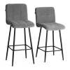 Стул полубарный Tetchair Medeo 24917 серый, велюр фото 15