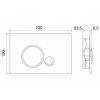Комплект Belbagno Sfera-R BB046CHR/BB2111SC/BB002-80/BB014-SR-BIANCO кнопка белая фото 7