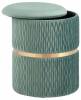 Пуф-сундук Stool Group Джесси 19B351VA-8167-63 велюр бирюзовый с ящиком фото 3