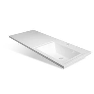 Раковина Эстет Даллас ФР-00014935 правая, 120 см, белая матовая